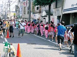 富田中央公園周辺での撮影の様子の写真2