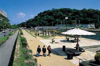 助任川河岸緑地の様子の写真